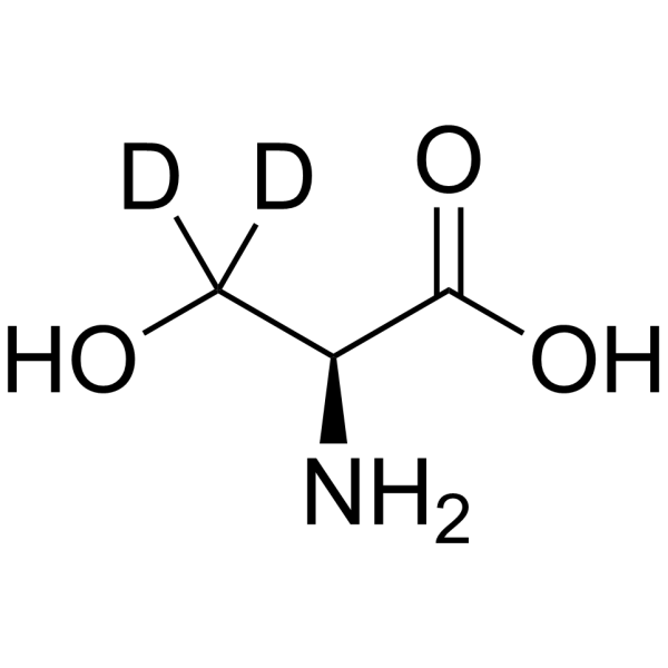 L-Serine-d<sub>2</sub> Chemical Structure