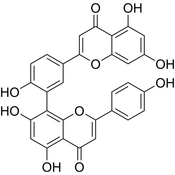 Amentoflavone Chemical Structure