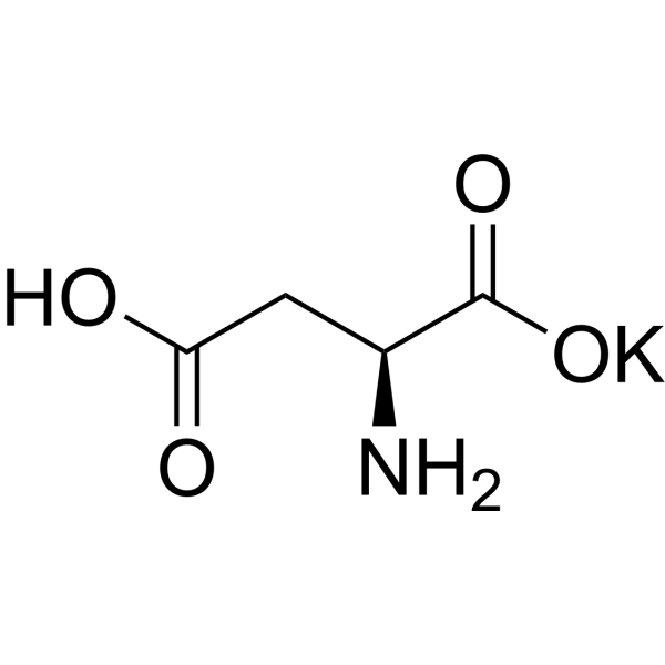 L-Aspartic acid potassium Chemical Structure