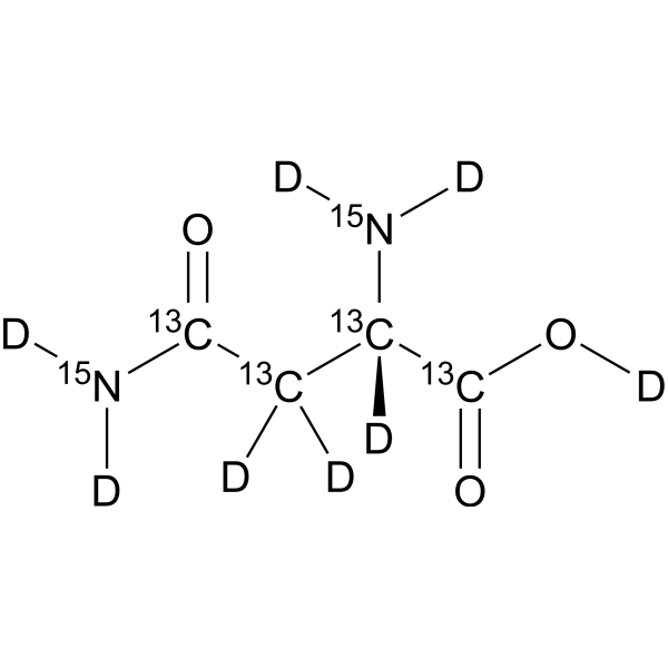 L-Asparagine-13C4,15N2,d8