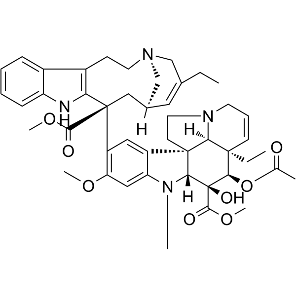 Anhydrovinblastine Chemical Structure