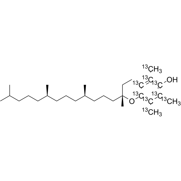 α-Vitamin E-13C9 Chemical Structure