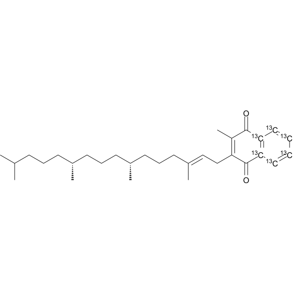Vitamin K1-13C6 Chemical Structure