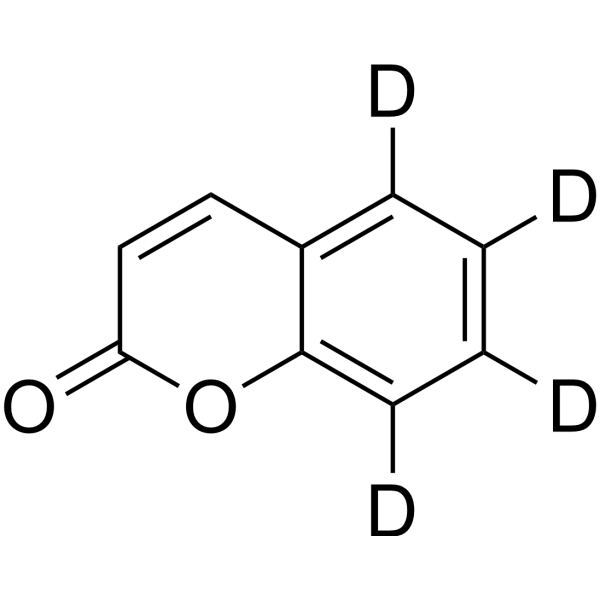 Coumarin-d<sub>4</sub> Chemical Structure
