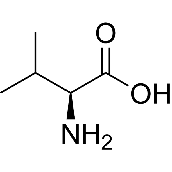 L-Valine Chemical Structure