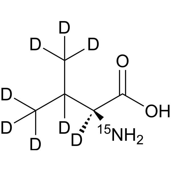 L-Valine-<sup>15</sup>N,d<sub>8</sub> Chemical Structure