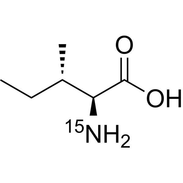 L-Isoleucine-15N Chemical Structure