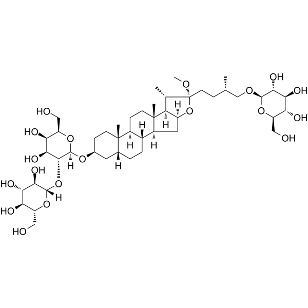 Anemarsaponin E Chemical Structure