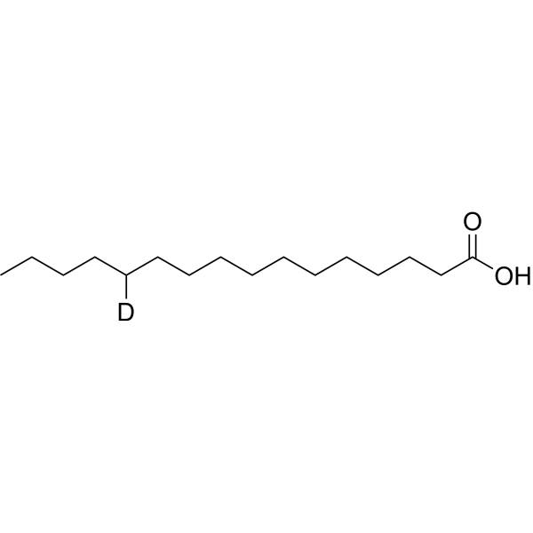 Palmitic acid-d Chemical Structure