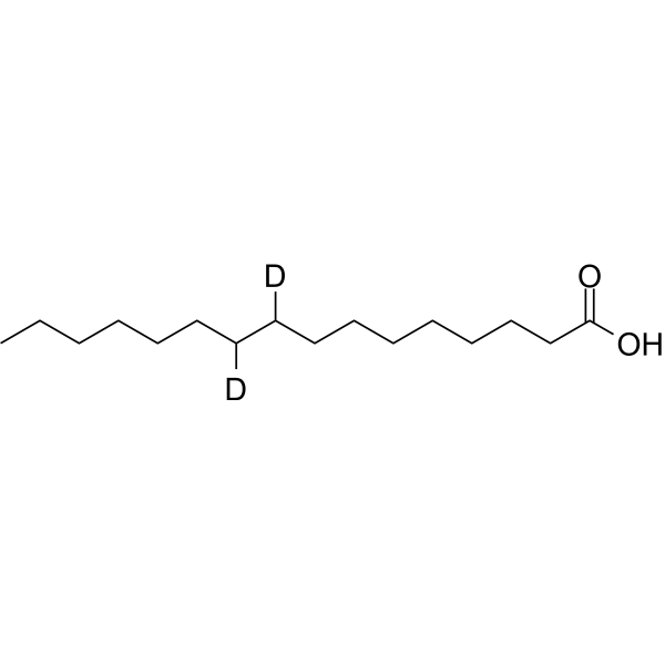 Palmitic acid-9,10-d<sub>2</sub> Chemical Structure