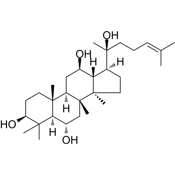 (20S)-Protopanaxatriol Chemical Structure