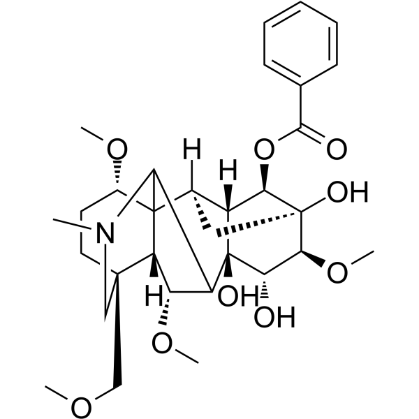 Benzoylhypaconine Chemical Structure