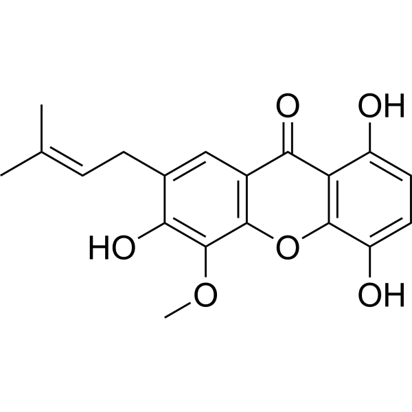 1,4,6-Trihydroxy-5-methoxy-7-prenylxanthone