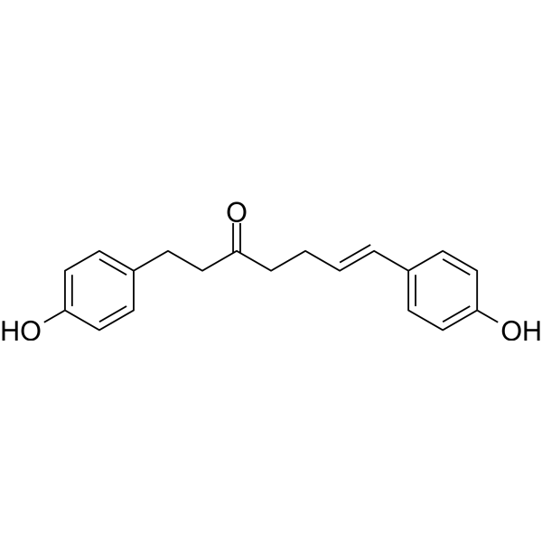 (6E)-1,7-Bis(4-hydroxyphenyl)-6-hepten-3-one Chemical Structure