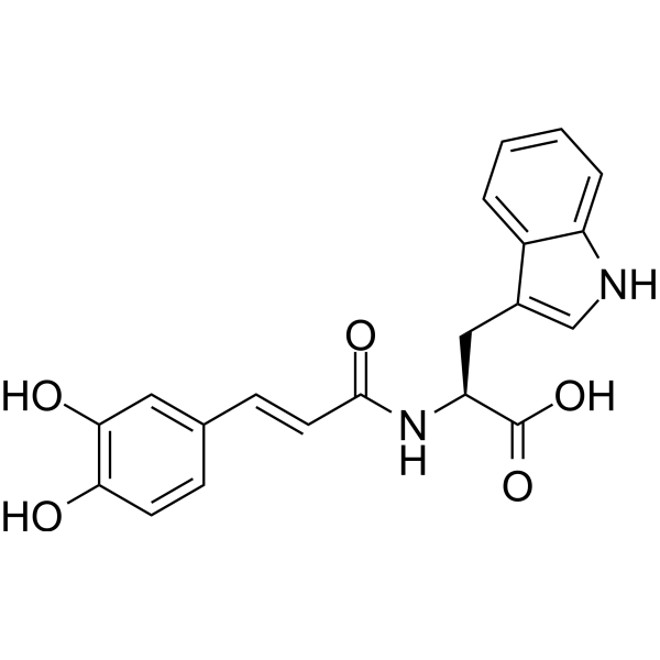 Caffeoyltryptophan Chemical Structure