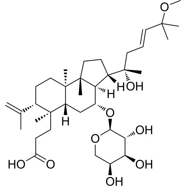 Cyclocarioside F Chemical Structure