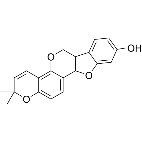 Shinpterocarpin Chemical Structure
