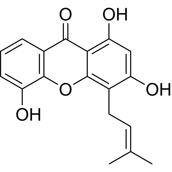 1,<em>3</em>,5-Trihydroxy-4-prenylxanthone