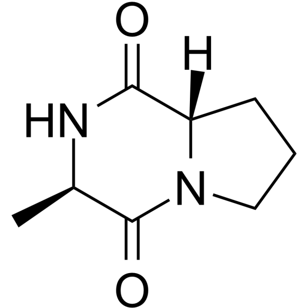 Cyclo(D-Ala-L-Pro) Chemical Structure