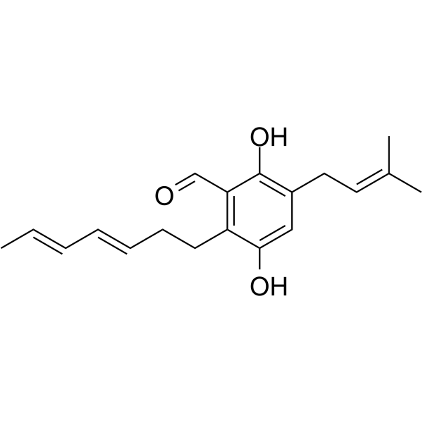 Isodihydroauroglaucin Chemical Structure