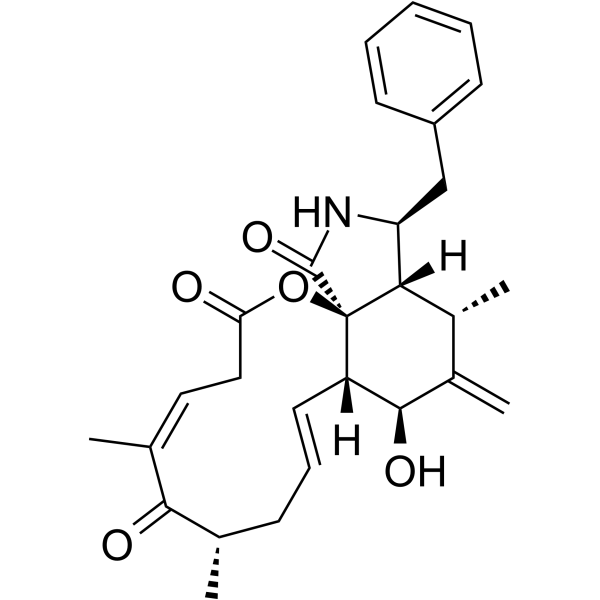 10-Phenyl-[12]-cytochalasins Z16 Chemical Structure