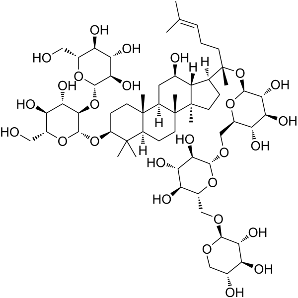 Notoginsenoside R4 Chemical Structure