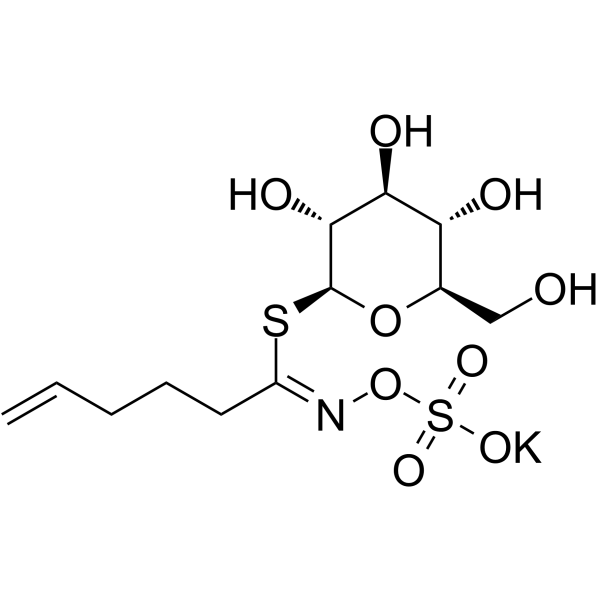 Glucobrassicanapin potassium Chemical Structure