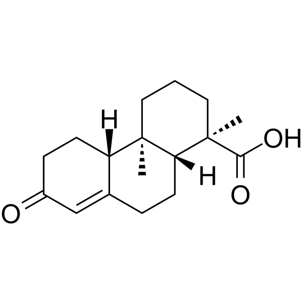 13-Keto-8(14)-Podocarpen-18-oic acid Chemical Structure