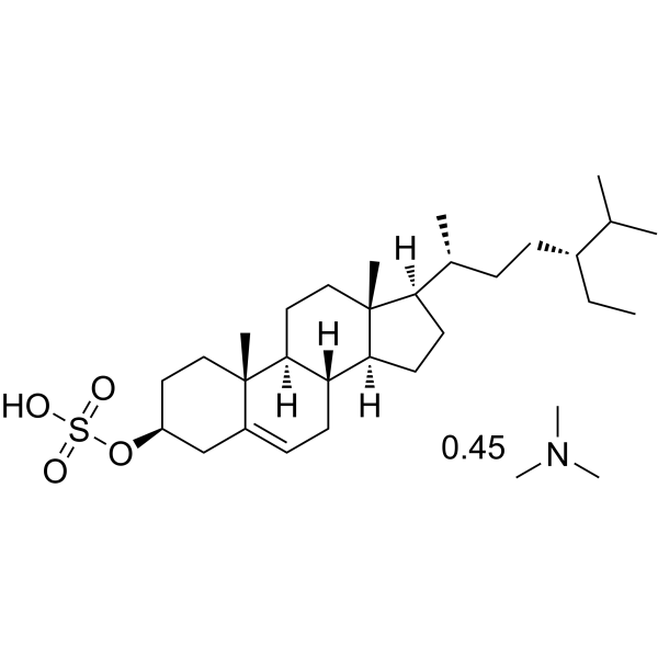 Sitosterol sulfate (trimethylamine) Chemical Structure