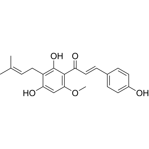 (E/Z)-Xanthohumol Chemical Structure