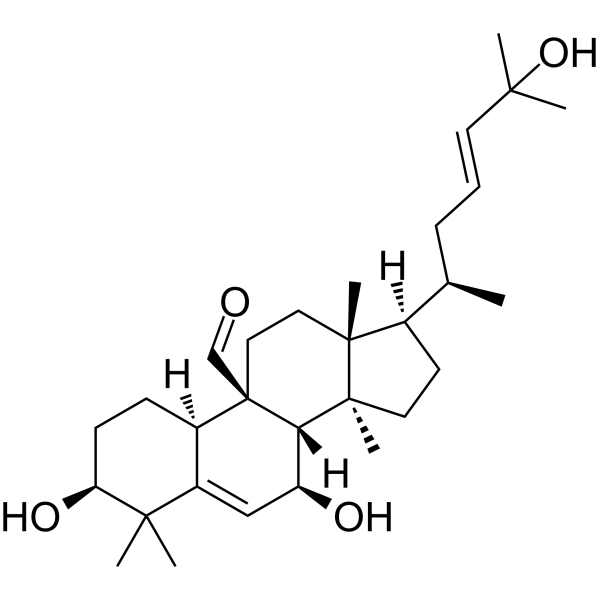3,7,25-Trihydroxycucurbita-5,23-dien-19-al Chemical Structure