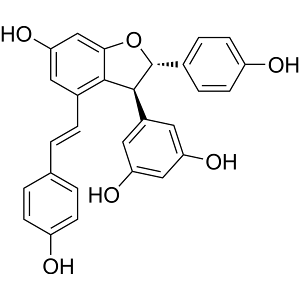 (±)-ε-Viniferin Chemical Structure