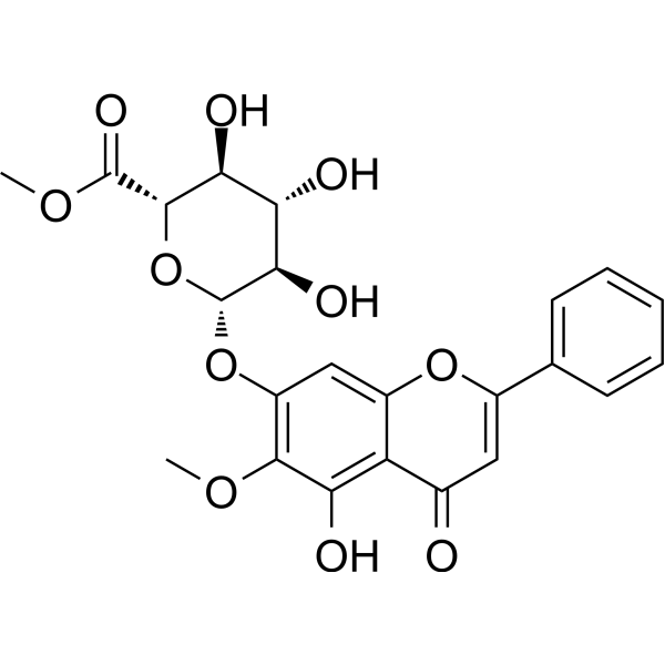 Oroxylin A 7-O-β-D-glucuronide methyl ester