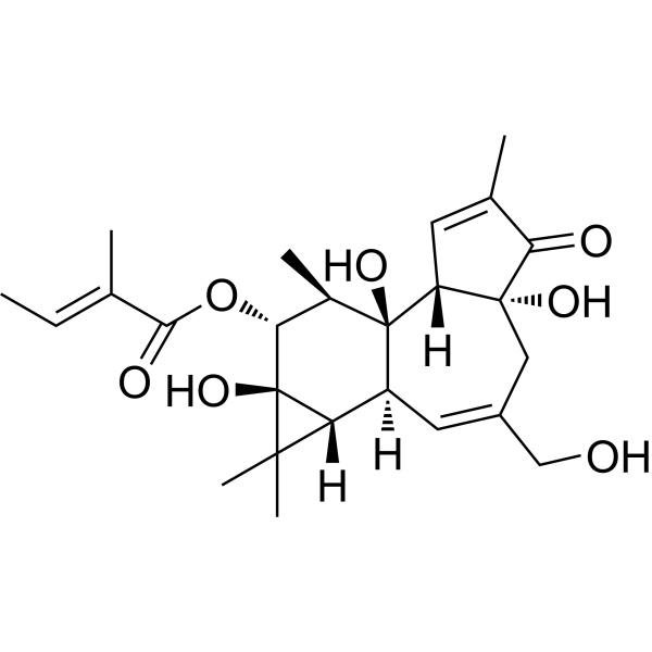 Phorbol 12-tiglate Chemical Structure