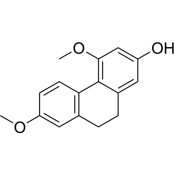 2-Hydroxy4,7-dimethoxy-9,10-dihydrophenanthrene Chemical Structure