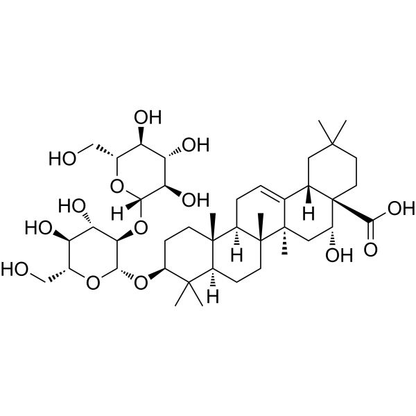 Eclalbasaponin IV Chemical Structure