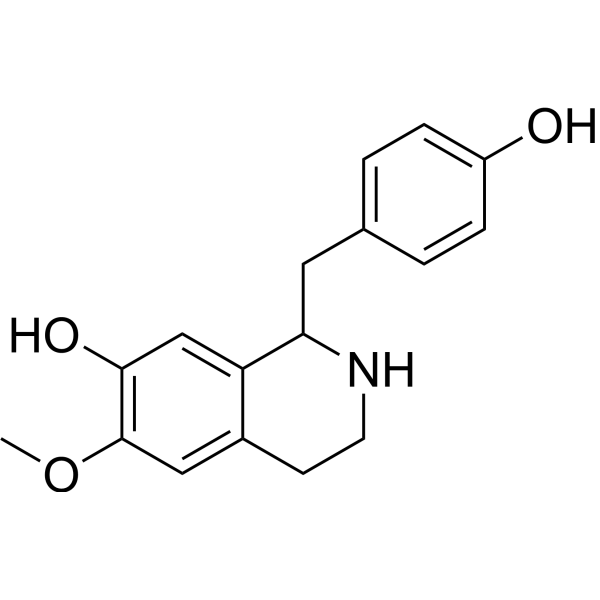 (±)-Coclaurine Chemical Structure