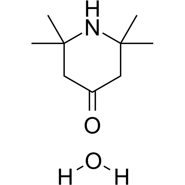 Triacetonamine monohydrate Chemical Structure