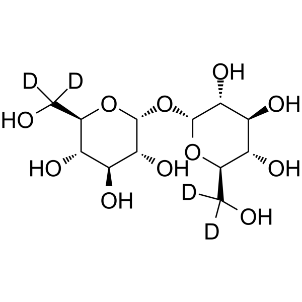 D-(+)-Trehalose-d4 Chemical Structure