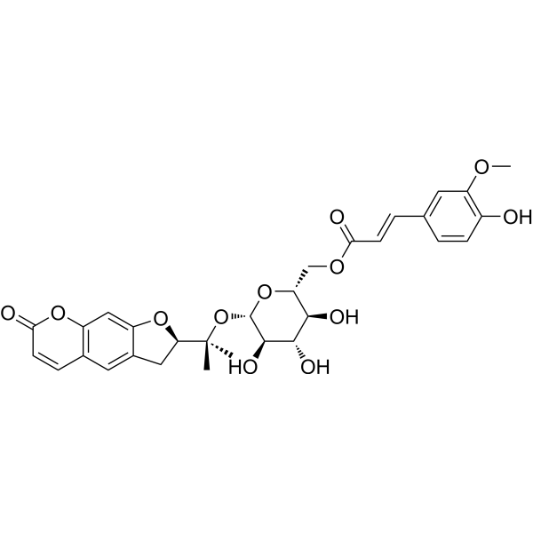 6'-O-trans-Feruloylnodakenin Chemical Structure
