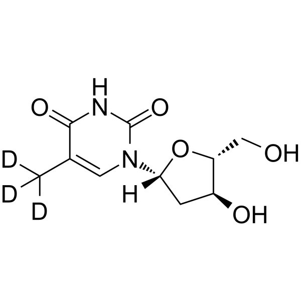 Thymidine-d<sub>3</sub> Chemical Structure