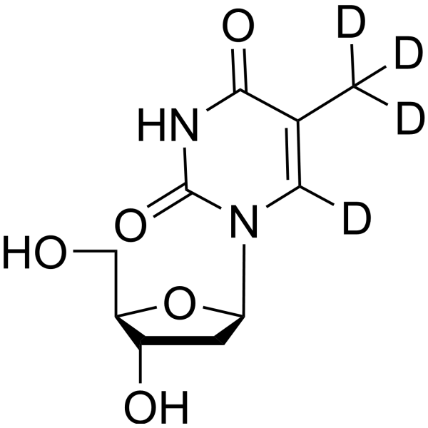 Thymidine-d4 Chemical Structure