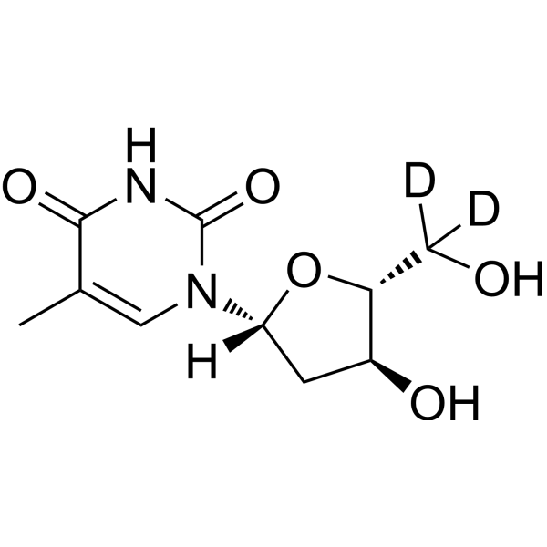 Thymidine-d2 Chemical Structure