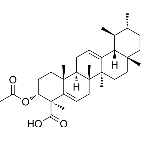 3α-Acetoxyurs-5:12-dien-24-<em>oic</em> acid