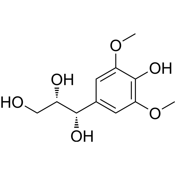 threo-Syringylglycerol Chemical Structure