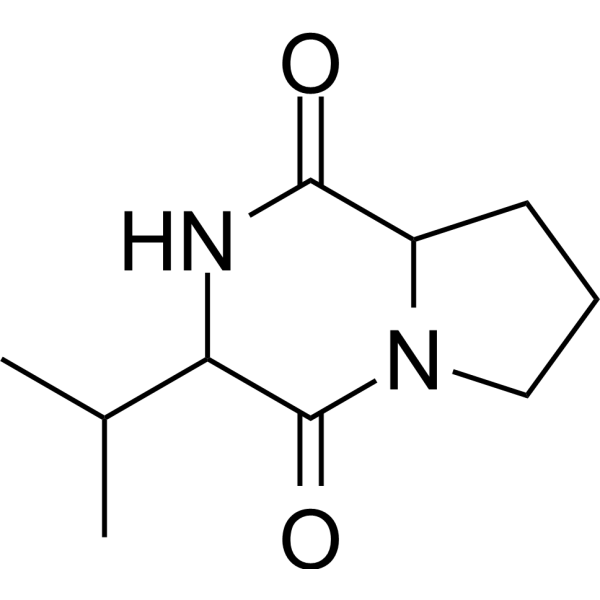 Cyclo(Pro-Val) Chemical Structure