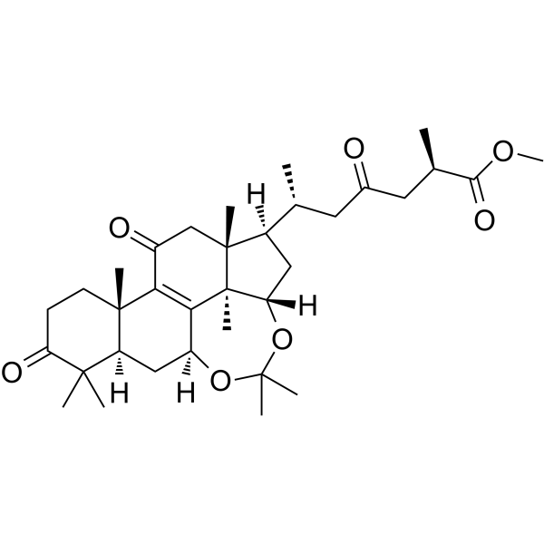 Methyl ganoderate A acetonide Chemical Structure