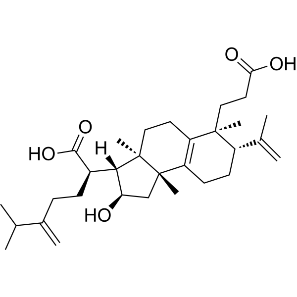 Poricoic acid H Chemical Structure