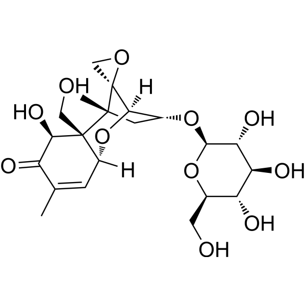 Deoxynivalenol-3-β-D-glucoside Chemical Structure