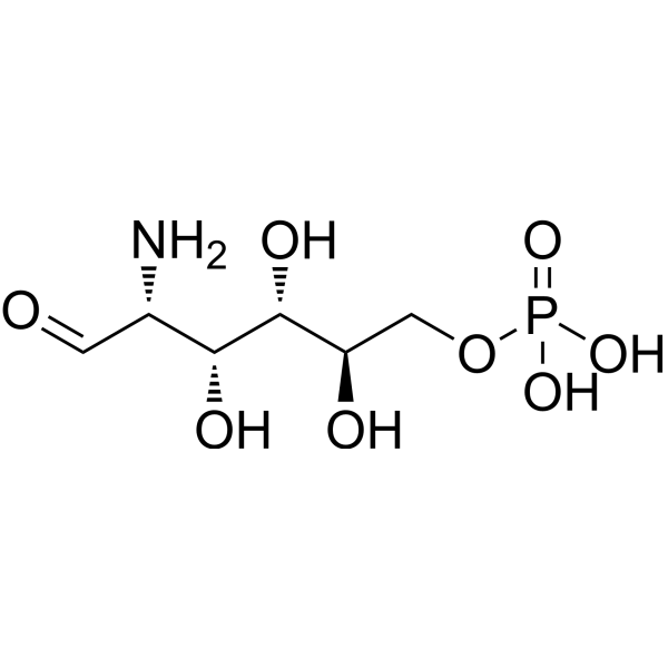 D-Glucosamine 6-phosphate Chemical Structure